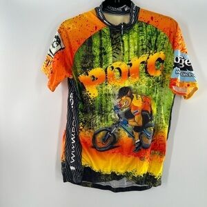 V-GEAR BIKER SHIRT 3 POCKETS IN BACK PORC PENSACOLA FLORIDA XL